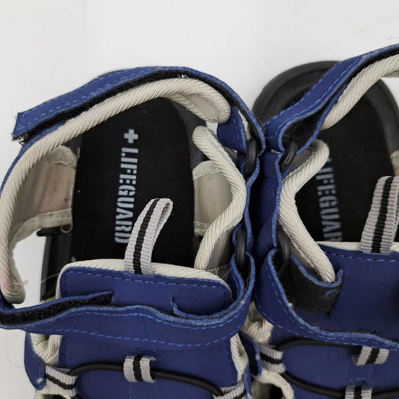 Lifeguard 2 Adjustable strapsBlue Black Gray Hiker Sandals 2/3 - Picture 6 of 8